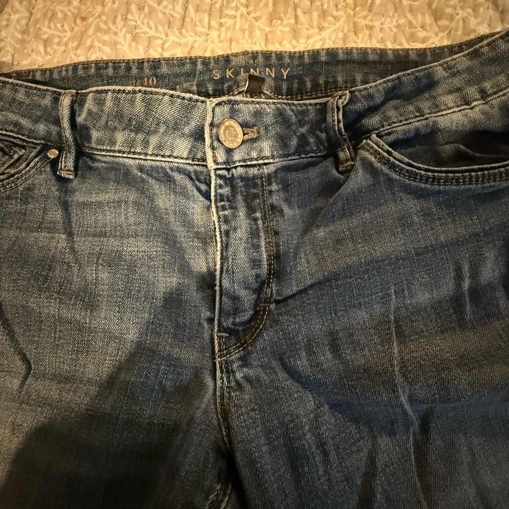 Blue Distressed Skinny Jeans BOGO